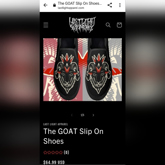 Last Light Apparel "The Goat" Slip On Shoes Men Sz 9.5 - 10 - Picture 3 of 3